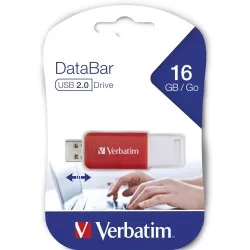 Verbatim DataBar USB 2.0    16GB red