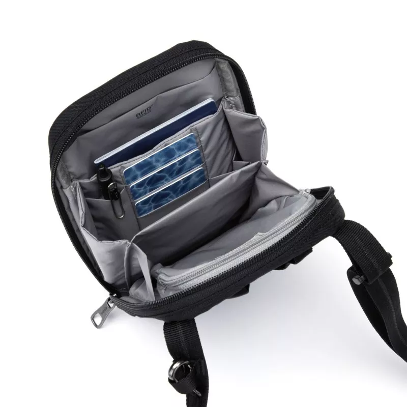 Pacsafe RFIDsafe Tech Crossbody schwarz