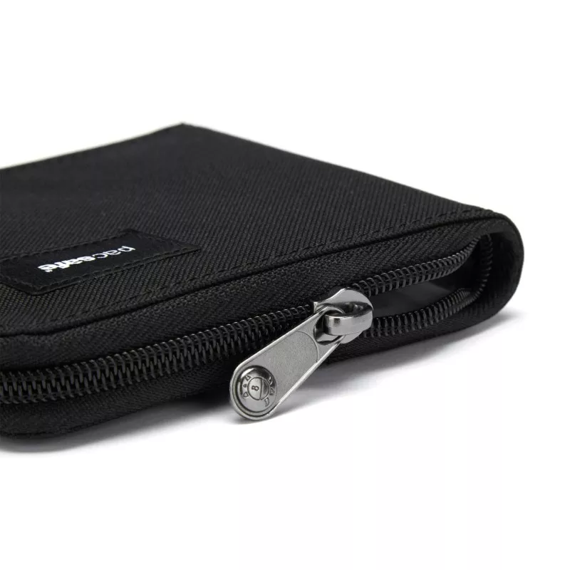Pacsafe RFIDsafe Zip Around Wallet schwarz