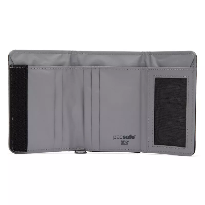 Pacsafe RFIDsafe Trifold Wallet schwarz