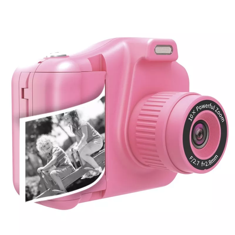 Denver KPC-1370 pink Kids camera with printer