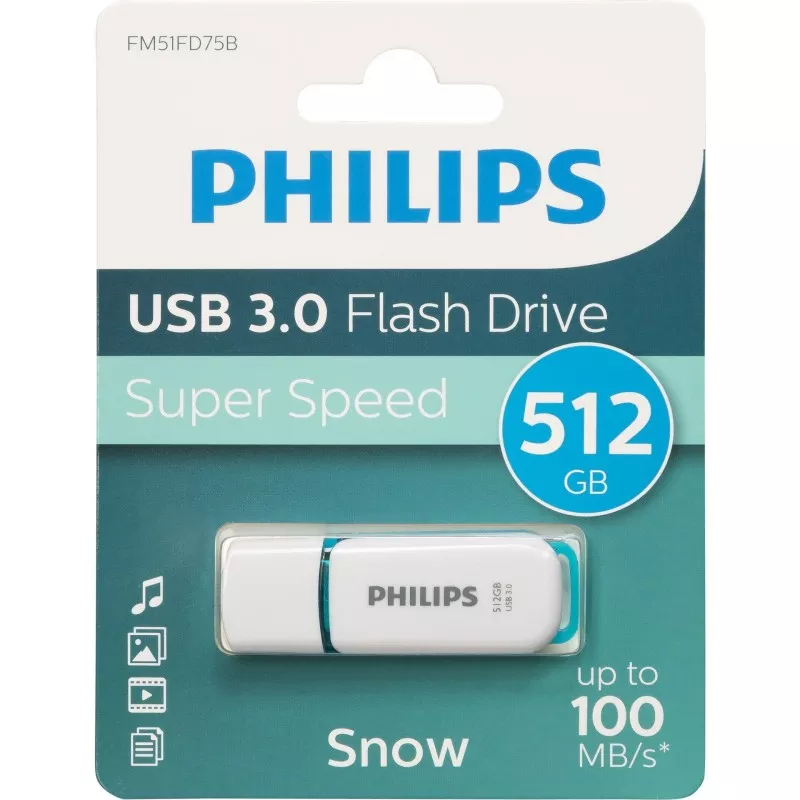 Philips USB 3.0            512GB Snow Edition Spring Green