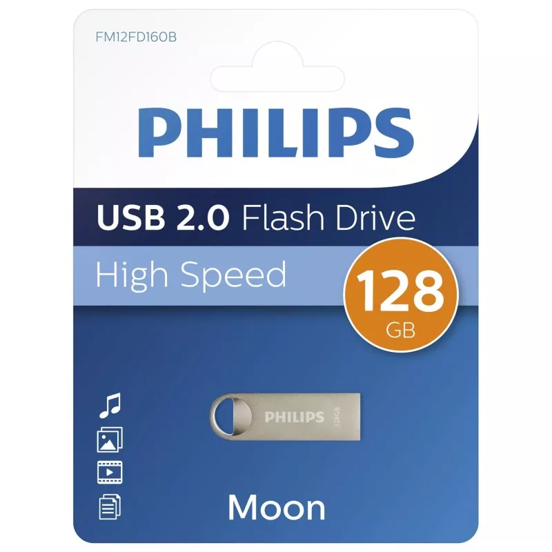 Philips USB 2.0            128GB Moon Vintage Silver