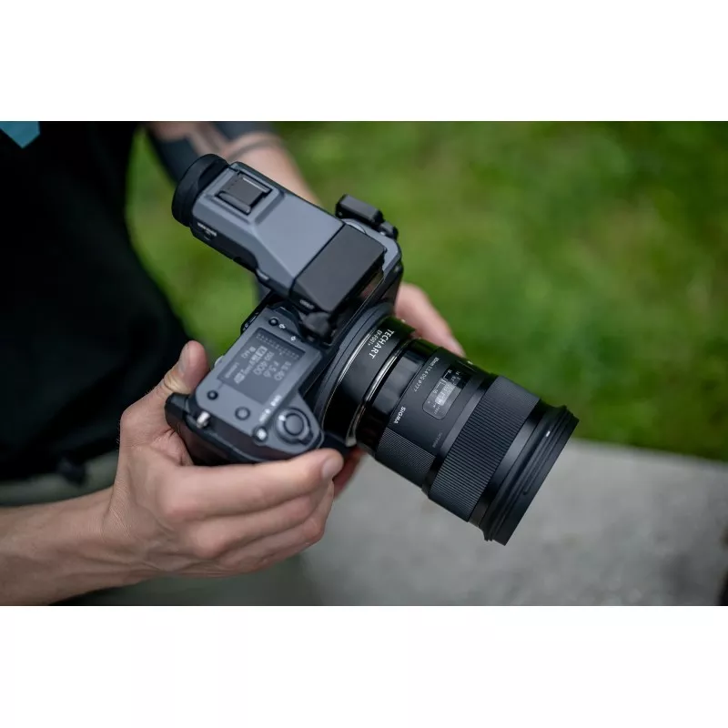 Adapter bagnetowy Techart EF-FG01+ - Canon EF / Fujifilm G