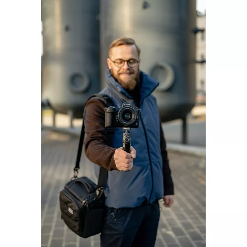 Statyw Fotopro Vlogger Mini (SY-390 + P-1HX) - szary