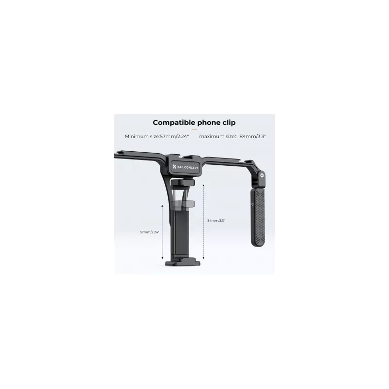 Klatka operatorska do smartfona K&F Concept - czarna