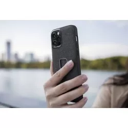 Peak Design Mobile Etui Everyday Case Fabric iPhone 12 / iPhone 12 Pro - Grafitowe