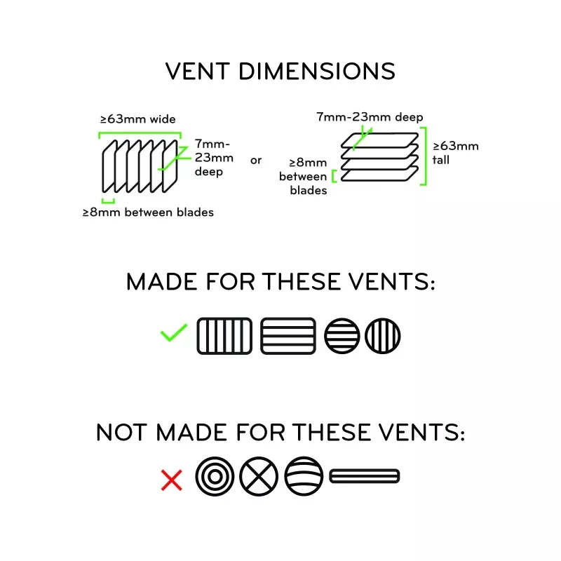 Peak Design Mobile Car Mount Vent Charging - Magnetyczny Uchwyt Samochodowy Do Telefonu Na Kratkę z Bezp. Ładowarką - Czarny