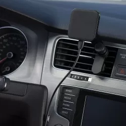 Peak Design Mobile Car Mount Vent Charging - Magnetyczny Uchwyt Samochodowy Do Telefonu Na Kratkę z Bezp. Ładowarką - Czarny