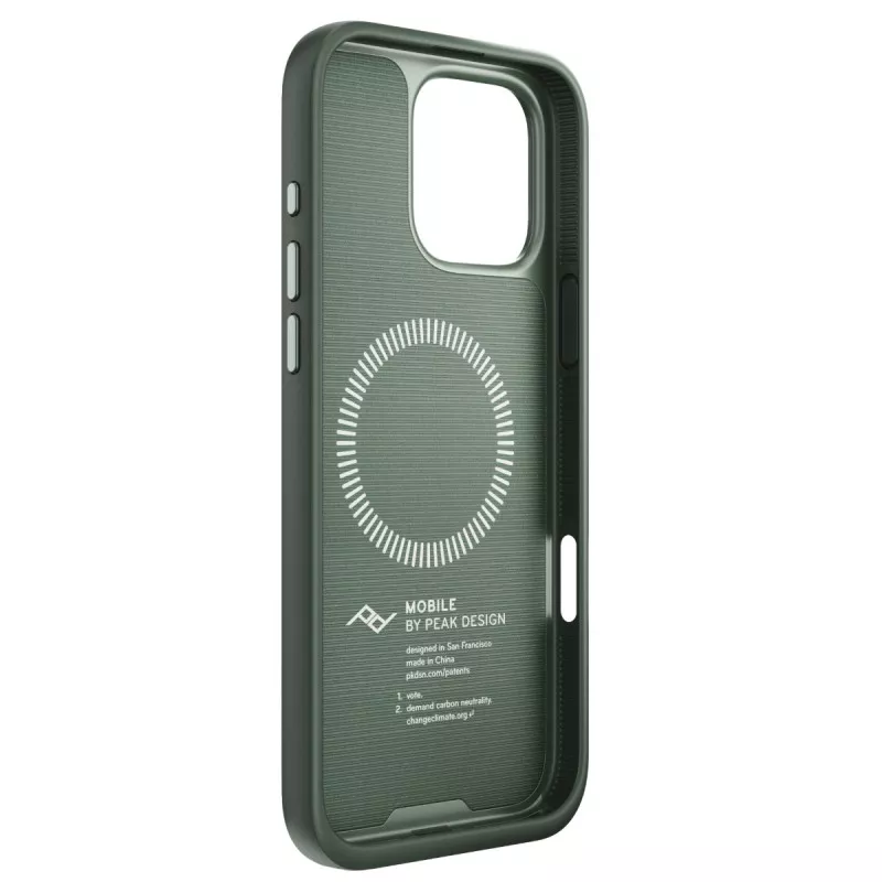 Peak Design Mobile Etui Everyday Case Fabric iPhone 16 Pro Max - Szarozielony