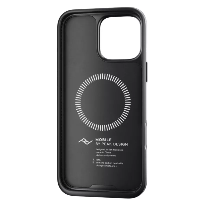 Peak Design Mobile Etui Everyday Case Clarino iPhone 16 Pro Max - Czarny