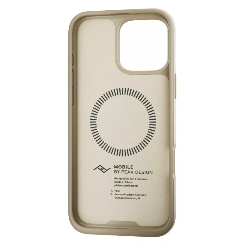 Peak Design Mobile Etui Everyday Case Clarino iPhone 16 Pro Max - Kość słoniowa