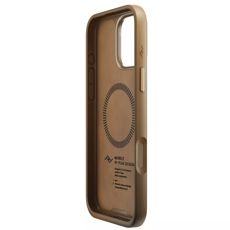 Peak Design Mobile Etui Everyday Case Clarino iPhone 16 Pro Max - Brązowy