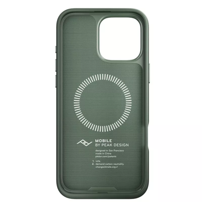 Peak Design Mobile Etui Everyday Loop Case  iPhone 16 Pro Max - Szarozielony
