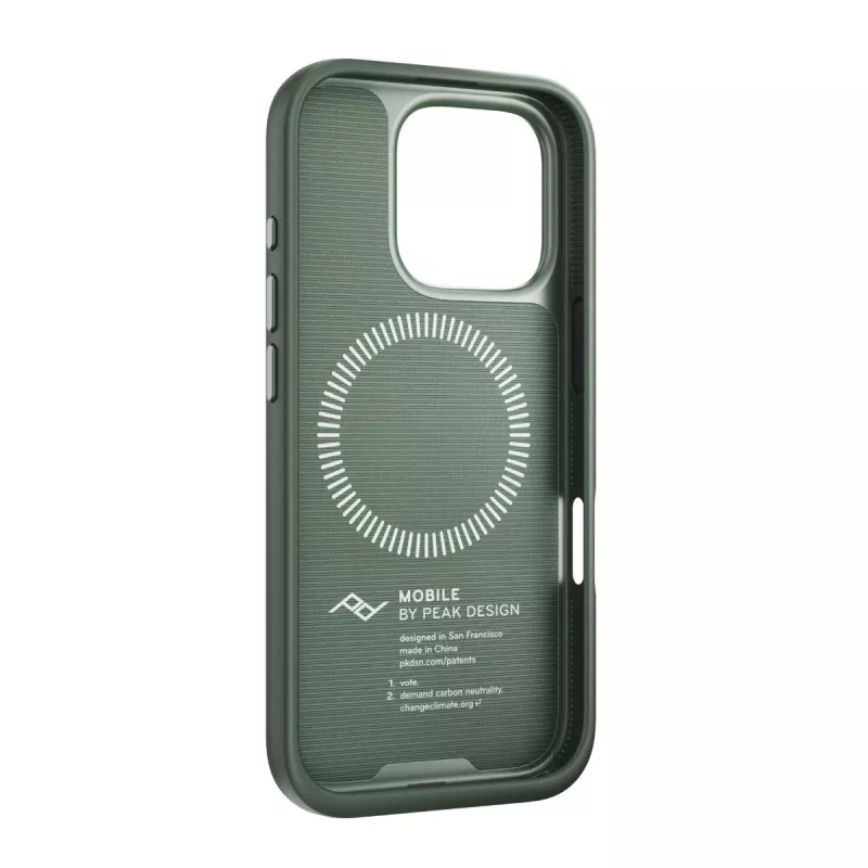 Peak Design Mobile Etui Everyday Case Fabric iPhone 16 Pro  - Szarozielony