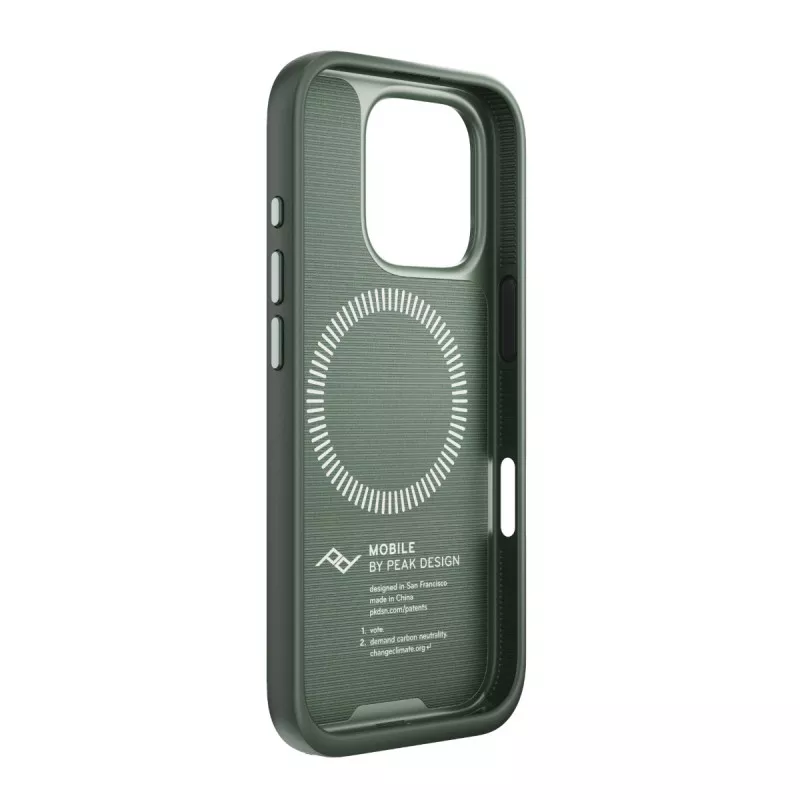 Peak Design Mobile Etui Everyday Case Fabric iPhone 16 Pro  - Szarozielony