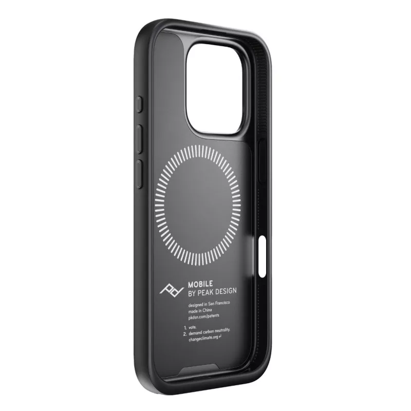 Peak Design Mobile Etui Everyday Case Clarino iPhone 16 Pro - Czarny