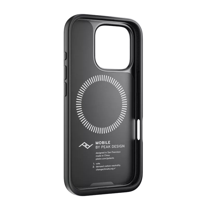 Peak Design Mobile Etui Everyday Case Clarino iPhone 16 Pro - Czarny