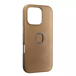Peak Design Mobile Etui Everyday Case Clarino iPhone 16 Pro - Brązowy