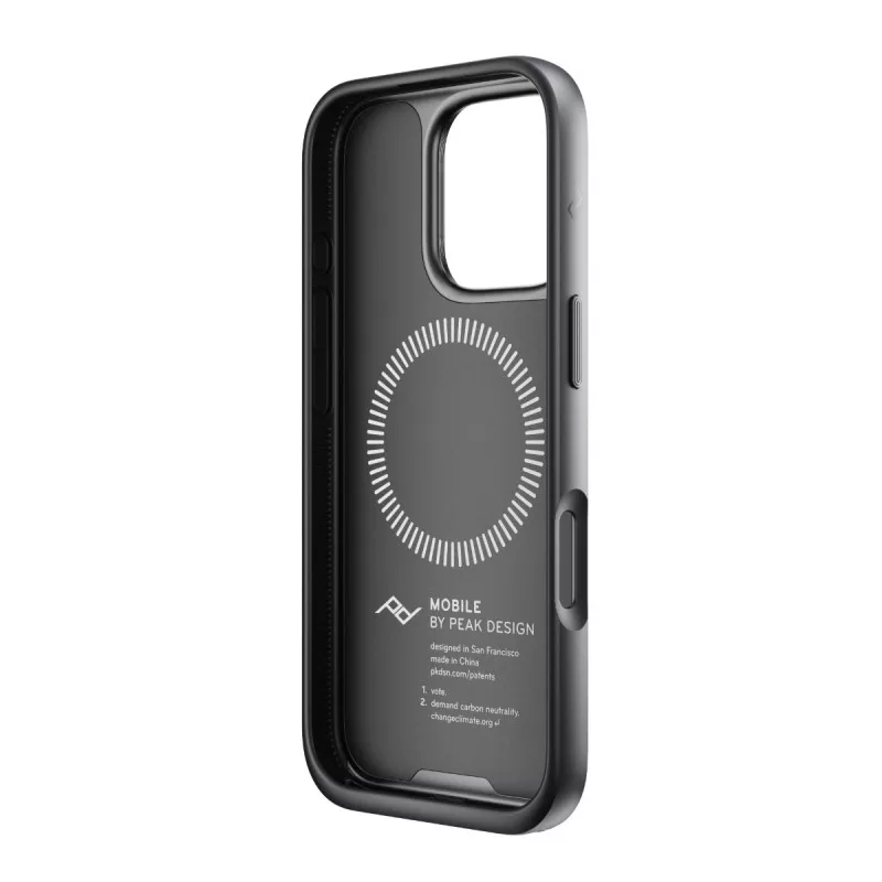 Peak Design Mobile Etui Everyday Case Clarino iPhone 16 Pro - Czarny