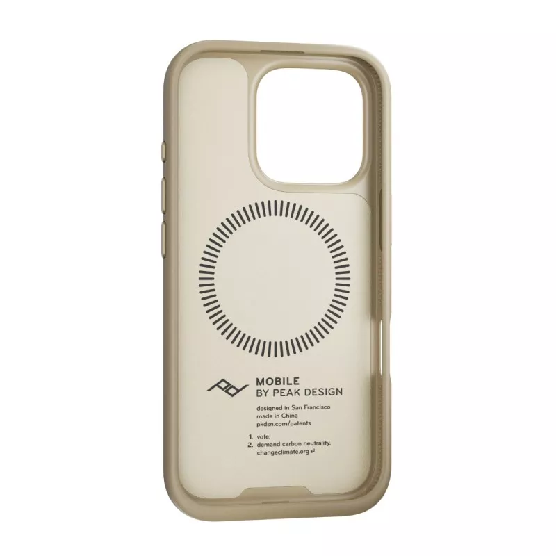 Peak Design Mobile Etui Everyday Case Clarino iPhone 16 Pro - Kość słoniowa