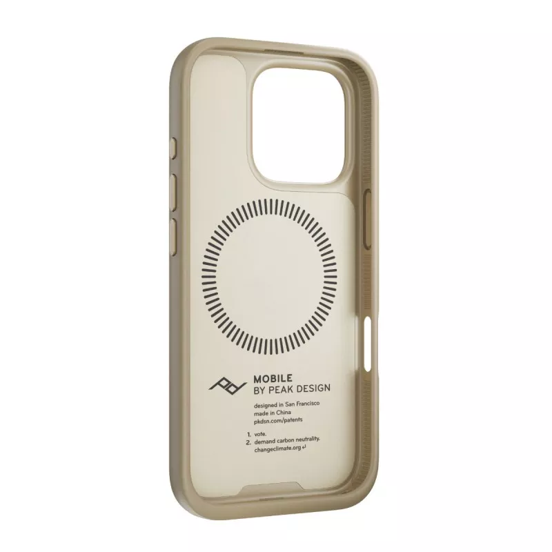 Peak Design Mobile Etui Everyday Case Clarino iPhone 16 Pro - Kość słoniowa