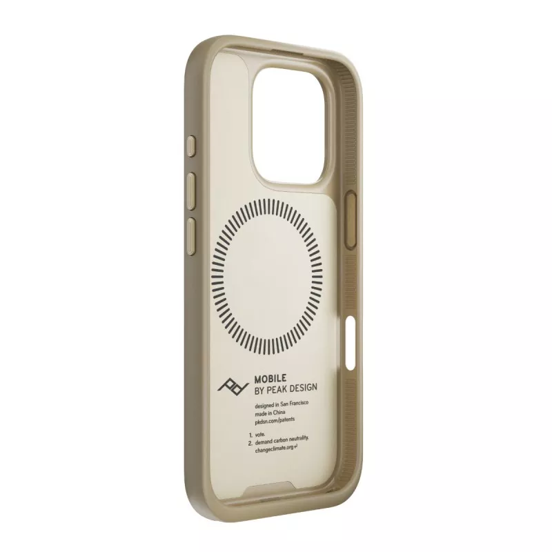 Peak Design Mobile Etui Everyday Case Clarino iPhone 16 Pro - Kość słoniowa