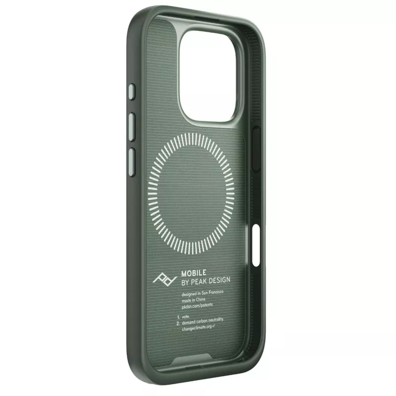 Peak Design Mobile Etui Everyday Loop Case  iPhone 16 Pro - Szarozielony