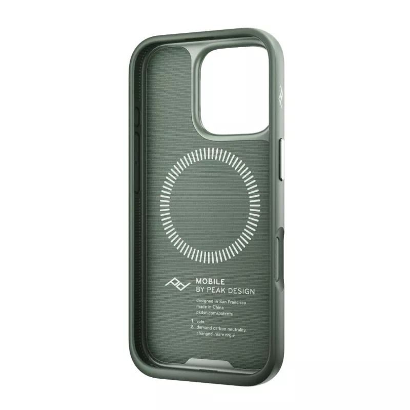Peak Design Mobile Etui Everyday Loop Case  iPhone 16 Pro - Szarozielony