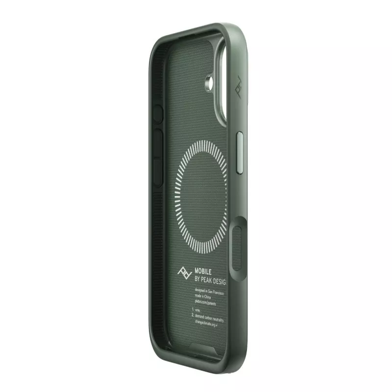 Peak Design Mobile Etui Everyday Case Fabric iPhone 16  - Szarozielony