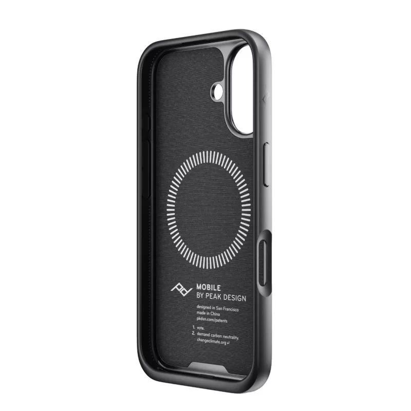 Peak Design Mobile Etui Everyday Case Fabric iPhone 16  - Grafitowy