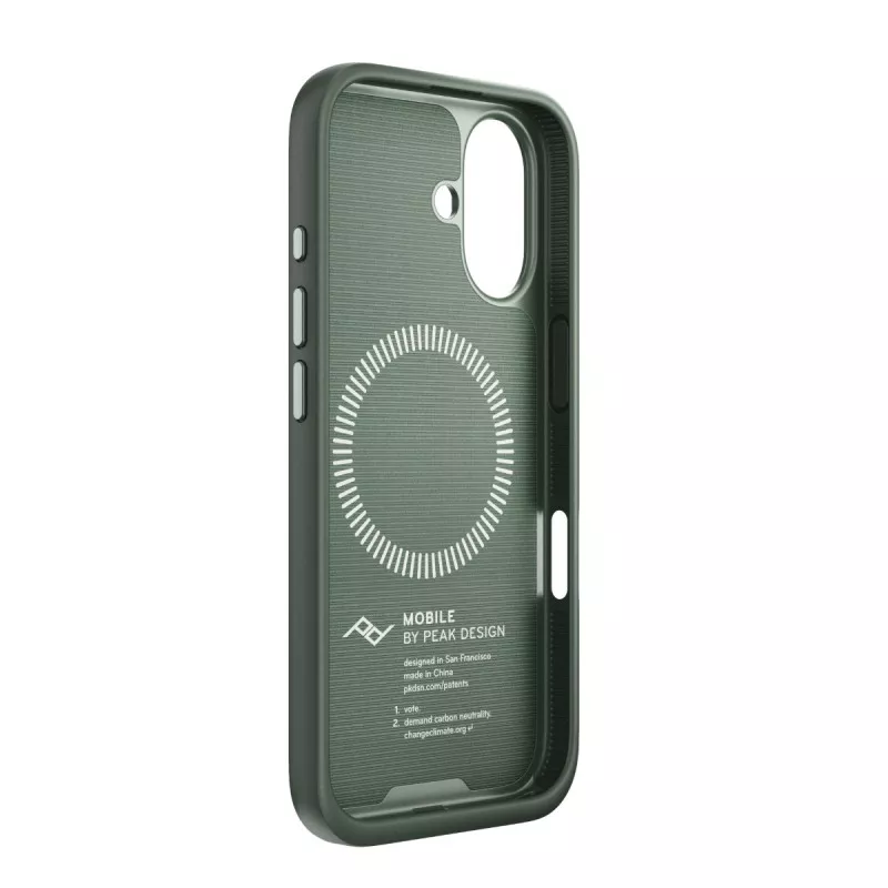 Peak Design Mobile Etui Everyday Case Fabric iPhone 16  - Szarozielony