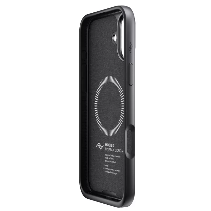 Peak Design Mobile Etui Everyday Case Fabric iPhone 16 Plus  - Grafitowy