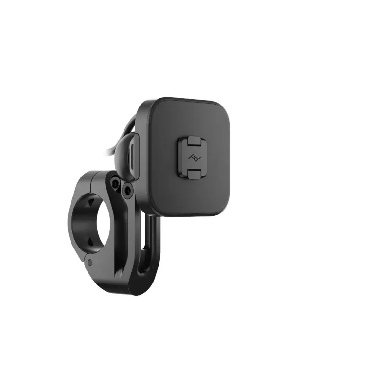 Peak Design Mobile Motorcycle Mount Bar Mount Charging Black - Uchwyt Motocyklowy Do Telefonu Na Kierownicę Z Ładowaniem