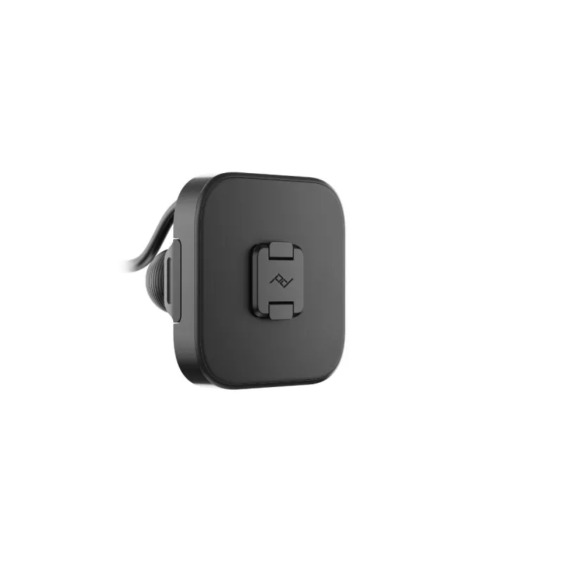 Peak Design Mobile Motorcycle Mount 20mm Ball Adapter: Locking & Charging Black - 20 mm Adapter Kulowy z Ładowaniem i Blokadą