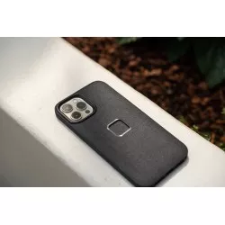 Peak Design Mobile Etui Everyday Case Fabric iPhone 15 Pro v2 - Szarozielone