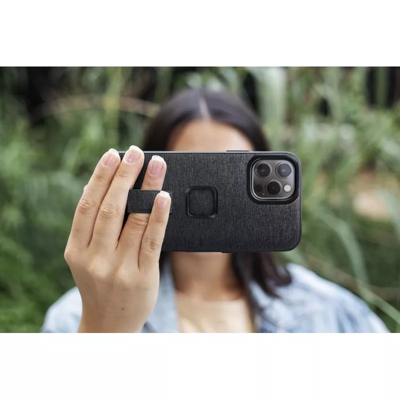 Peak Design Mobile Etui Everyday Case Loop iPhone 15 Pro v2 - Szarozielone