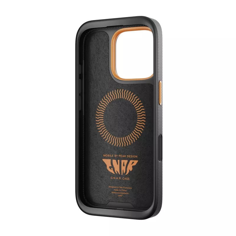 Peak Design Mobile Maximal GNAR Etui iPhone 16 Pro Black - Czarny