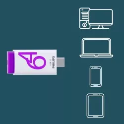 Philips USB 3.2             64GB Click Series Gen 1 USB-C