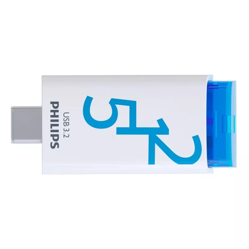 Philips USB 3.2            512GB Click Series Gen 1 USB-C