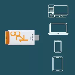 Philips USB 3.2            128GB Click Series Gen 1 USB-C