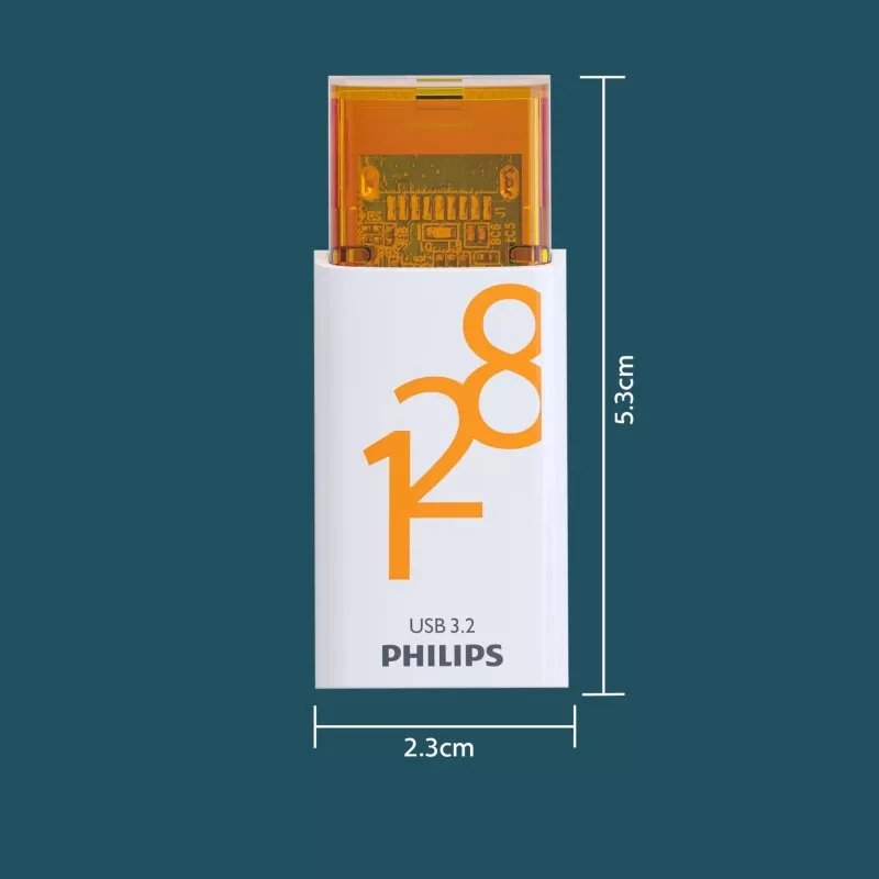 Philips USB 3.2            128GB Click Series Gen 1 USB-C