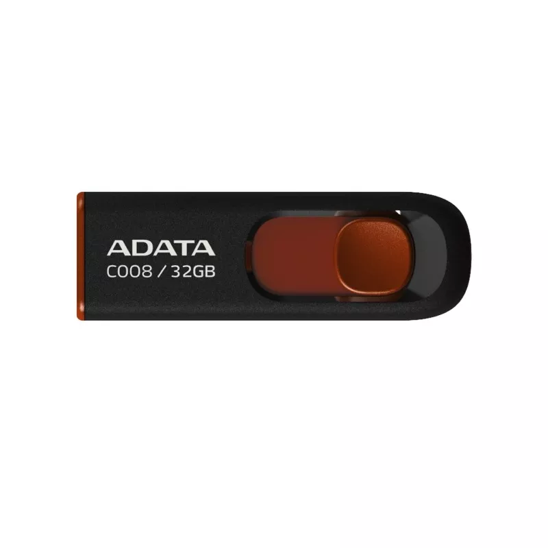 ADATA USB 2.0 C008 black    32GB AC008-32G-RKD