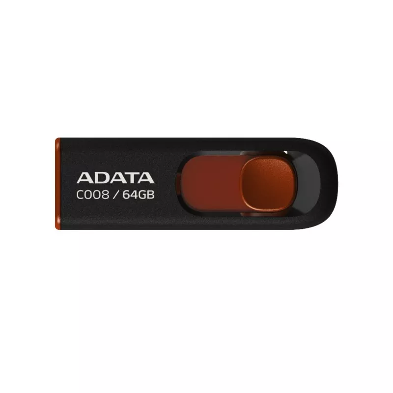 ADATA USB 2.0 C008 black    64GB AC008-64G-RKD