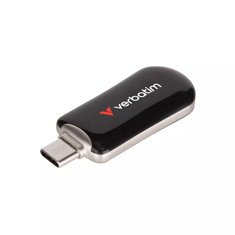 Verbatim Plectra Black 128GB USB-C Flash Drive          30225