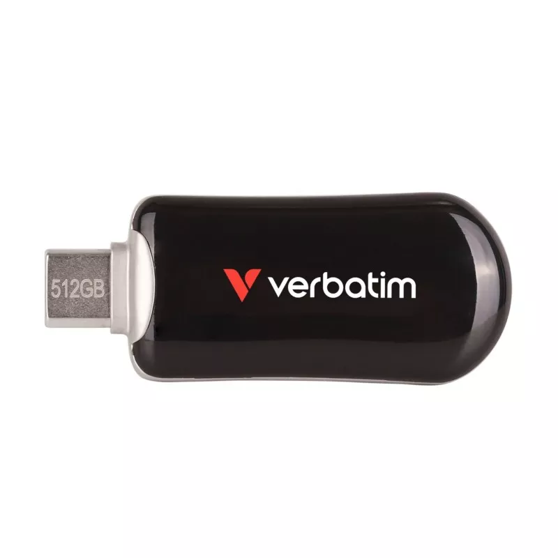 Verbatim Plectra Black 512GB USB-C Flash Drive          30227