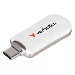 Verbatim Plectra White 512GB USB-C Flash Drive          30231
