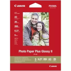 Canon PP-201 A 3 20 kartek 265 g Photo Paper Plus Glossy II