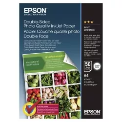 Epson Double-Sided Photo Quality Inkjet Paper A 4, 50 kartek 140g