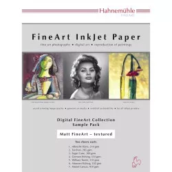 Hahnemühle Digital FineArt A 4 Testpack matt, struktura